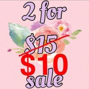 Most items on sale. 2/$10